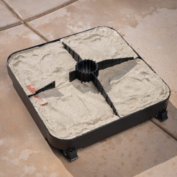 Sand spread in Umbrella Base with Wheels