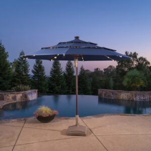 11ft Solar LED Umbrella - Proshade