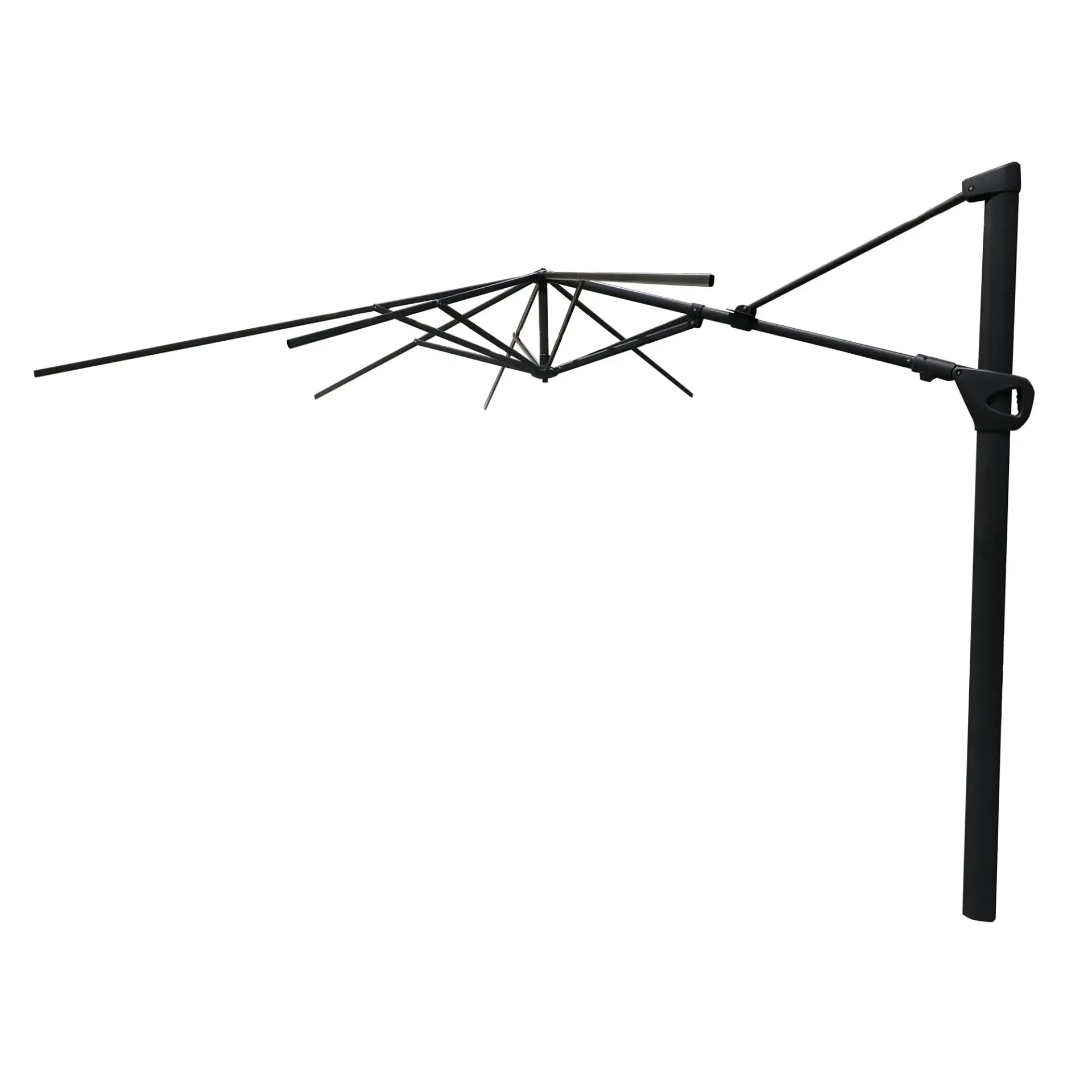 Ten feet Square Cantilever Umbrella Frame without Canopy